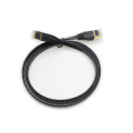 Low cost 32awg shielded cat6a flat patch cable